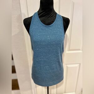 Victoria Secret Sport Blue Athletic Cut Out Back Tank Top Size Small